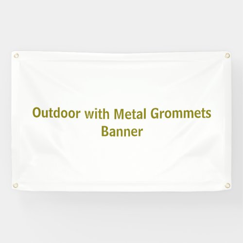 2.5' x 4' Outdoor with Metal Grommets Banner