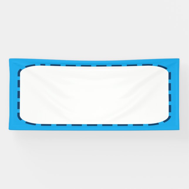 2.5' x 6' Banner DIY Template Add TEXT PHOTO IMAGE (Horizontal)