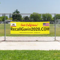 2.5ft x 8ft Recallgavin2020 Banner