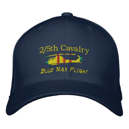 25th Cavalry Blue Max AH_1G Cobra Embroidered Hat