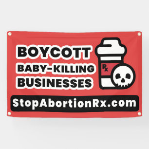 2.5x4' BANNED state banner StopAbortionRx 
