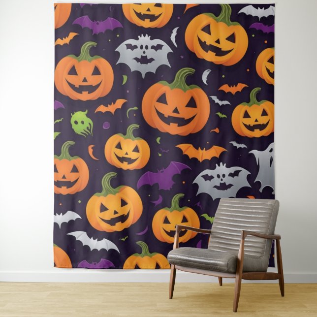 2,624.6 Pounds Pumpkin Tapestry (In Situ)