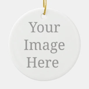 2.87" diameter ceramic ornament