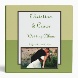 2.8" Photo Binder Japanese Green Bonsai Tree Olive