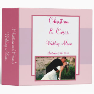2.8" Photo Binder Pink/Purple Chinese Scrolls Swri