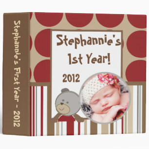 2.8" Photo Binder Scrapbook Cocalos Buttons
