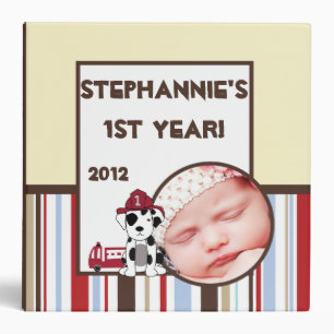 2.8" Photo Binder Scrapbook Nojo Fire Engine