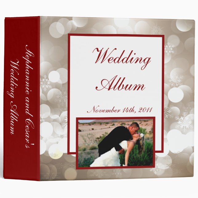 2.8" Photo Binder Winter Blur (Front/Spine)