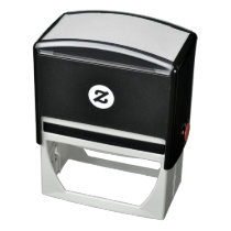 2.9" x 1.4" Self Inking Rubber Stamp