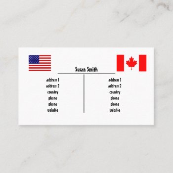 2 Address Business Card by haveuhurd at Zazzle