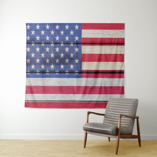 2 American Pride USA Flag Tapestry