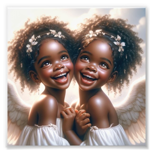 2 Angel Kidz Premium Satin Photo Paper Print (Front)