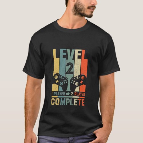 2 Anniversary Shirt Level 2 Complete 2nd Wedding A