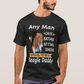 2 Any Man Beagle Daddy T-Shirt