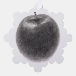 2 apples ornament card