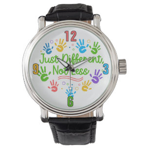 #2 Autism Vintage Leather Strap Watch