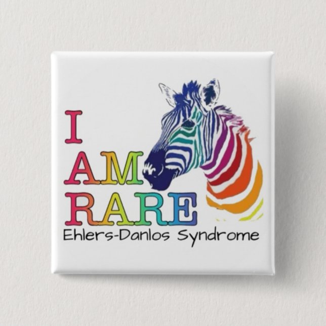 2" Badge - Ehlers-Danlos Syndrome Button (Front)