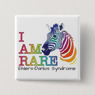 2" Badge - Ehlers-Danlos Syndrome Button