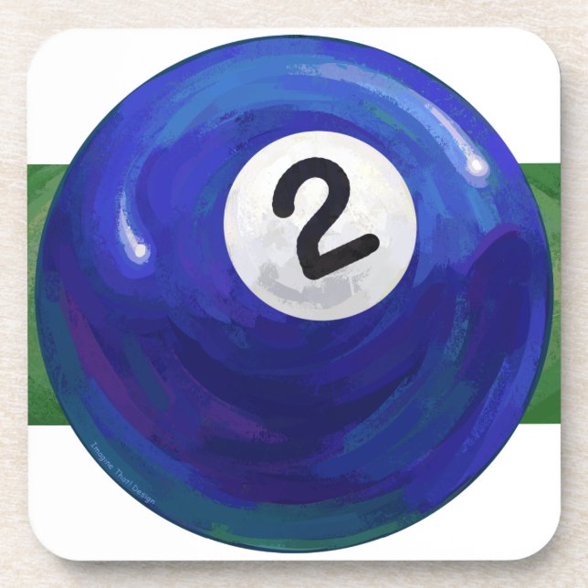 2 Ball Drink Coaster (Front)