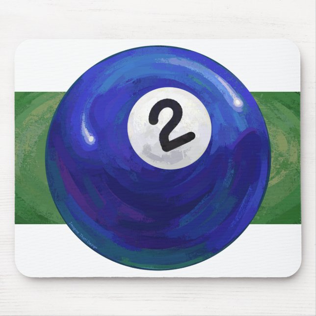 2 Ball Mouse Pad (Front)