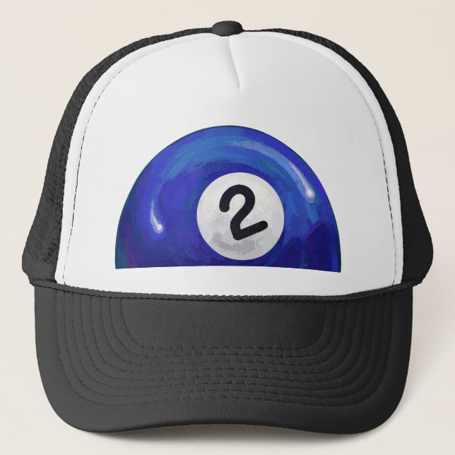 2 Ball Trucker Hat (Front)