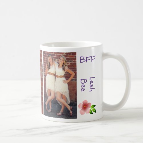 2 Best Friends Forever BFF Personalize Names Coffee Mug