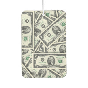 $2 Bill Money Background Air Freshener