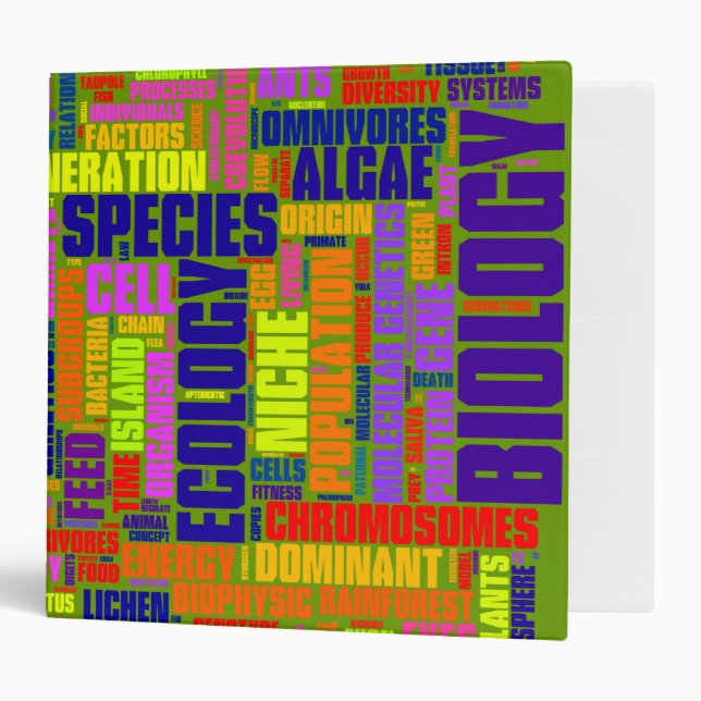 2'' Biology School College University Binder (Front/Inside)