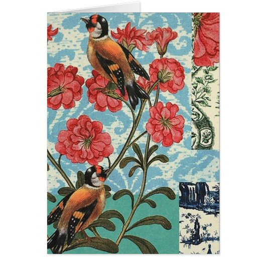 2 birds collage cards (Front)