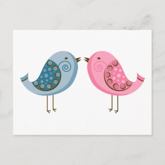 2 Birds Postcard