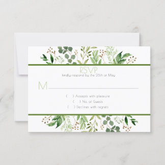 #2 Botanical Dream RSVP Card