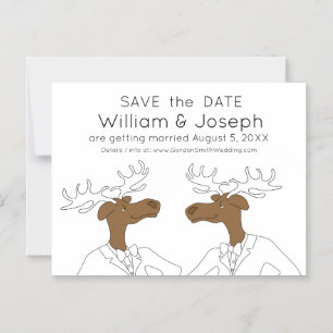 2 Bucks, The Moose - Save the Date Magnet