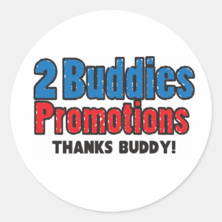 2 Buddies "Thanks Buddy!" Sticker