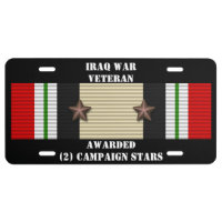 2 CAMPAIGN STARS IRAQ WAR VETERAN