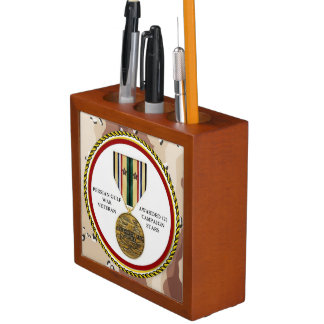 2 CAMPAIGN STARS PERSIAN GULF WAR VETERAN PENCIL HOLDER