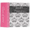 2" Chandelier damask graduation memories binder
