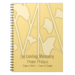 2 Choose Background Color Memorial Guest Book