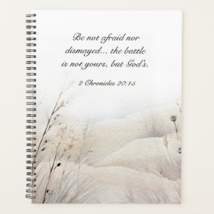 2 Chronicles 20:15 The Battle is God's Bible Verse Planner