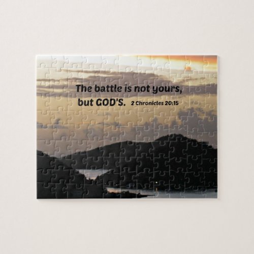 2 Chronicles 201 The battle is not yours Jigsaw Puzzle