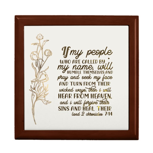 2 Chronicles 7:14 If My People Pray Gift Box (Front)