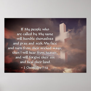 2 Chronicles 714 If My People Will Pray Poster