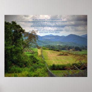 2 Chronicles 7:14 Poster