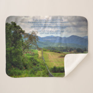 2 Chronicles 7:14 Sherpa Blanket