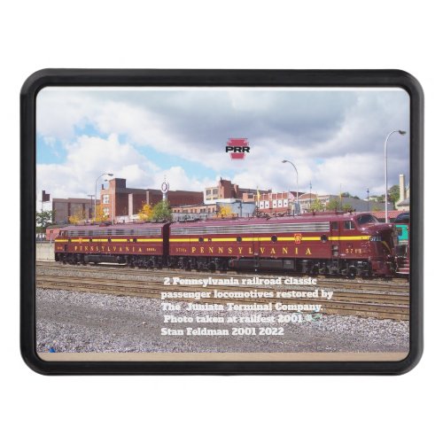 2 classic restored PRR locomotives  railfest 2001 Hitch Cover