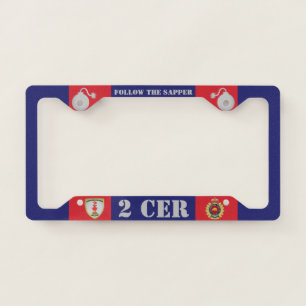 2 Combat Engineer Regiment Licence Plate Frame