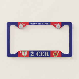 2 Combat Engineer Regiment Licence Plate Frame