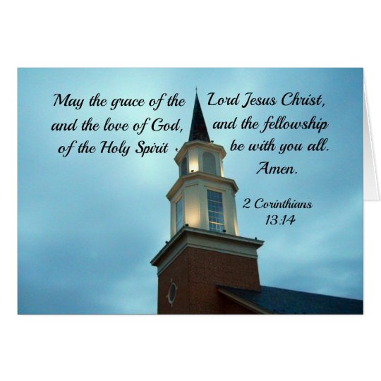 2 Cor 1314 May The Grace Of The Lord Jesus