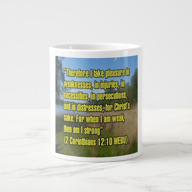 2 Corinthians 12:10 WEBU Mug (Front)