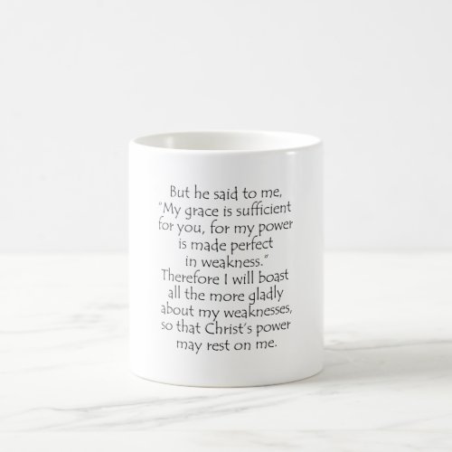 2 Corinthians 12 9 Coffee Mug