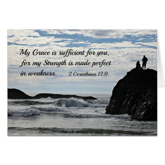 2 Corinthians 12:9 My grace is sufficient for you. (Front Horizontal)